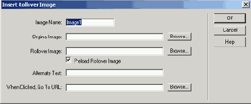   Insert Rollover Image