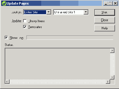   Update Pages